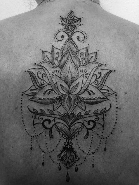 High contrast tattoo design by Inkger Tattoo