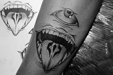 Custom tattoo artwork from Inkger Tattoo studio