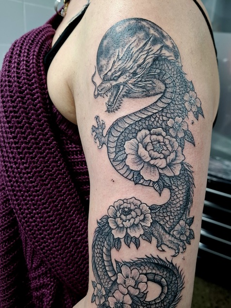 Detailed tattoo artwork by Inkger Tattoo